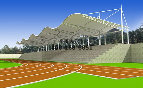 江油市<font color='red'>膜結構看臺</font>【江油一中等】設計施工案例