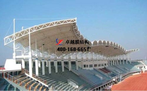 湖南<font color='red'>膜結構看臺</font>/主席臺【湖南食品藥品職業學院等】設計施工案例