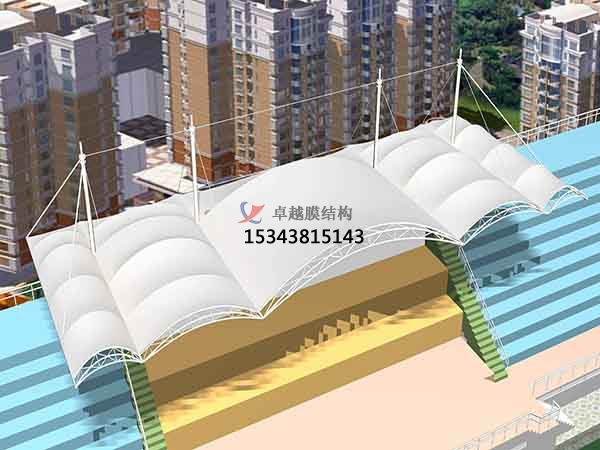 吳忠市體育場膜結構罩棚/籃球、羽毛球、網球場地設計【公司直銷】?? ?